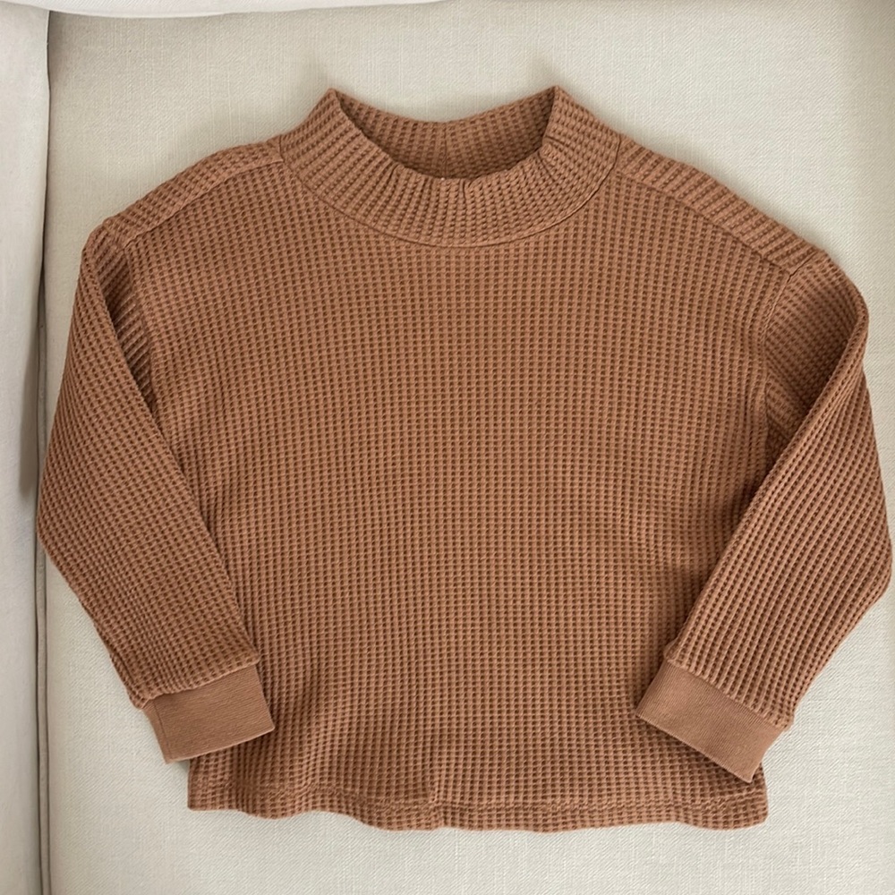 GAP Kids Waffle Knit Top